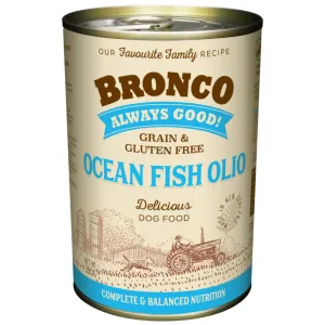 15% OFF: Bronco Ocean Fish Olio Grain-Free Canned Dog Food 390g