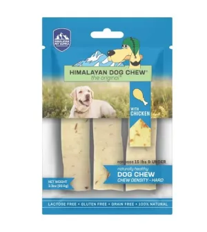 15% OFF: Himalayan Pet Supply The Original Cheese Chicken Flavour Chew Dog Treats (Hard Density)