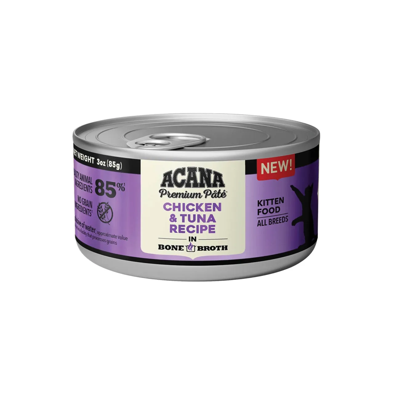 Acana Premium Pate Kitten Tuna & Chicken Recipe Can