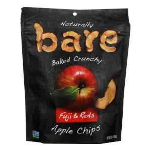 Bare Fruit Apple Chips - Fuji & Reds - Case Of 12 - 3.4 Oz