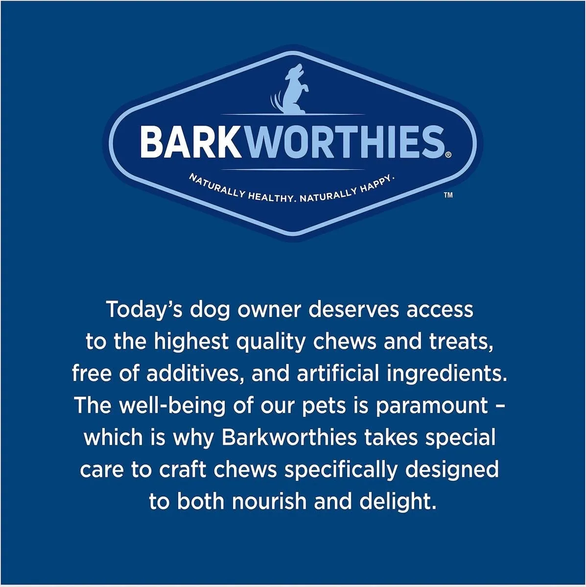 Barkworthies 6 Inch American Odor Free Bully Double Cut