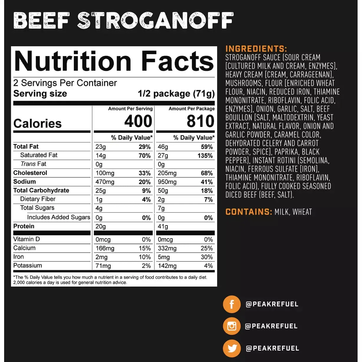 Beef Stroganoff