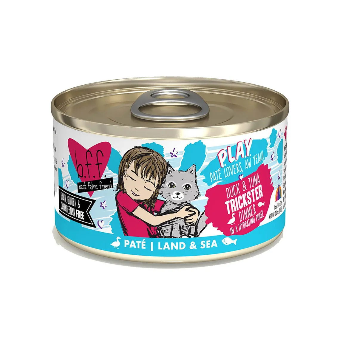 Best Feline Friend BFF PLAY! Pate Lover's Aw Yeah Wet Canned Cat Food