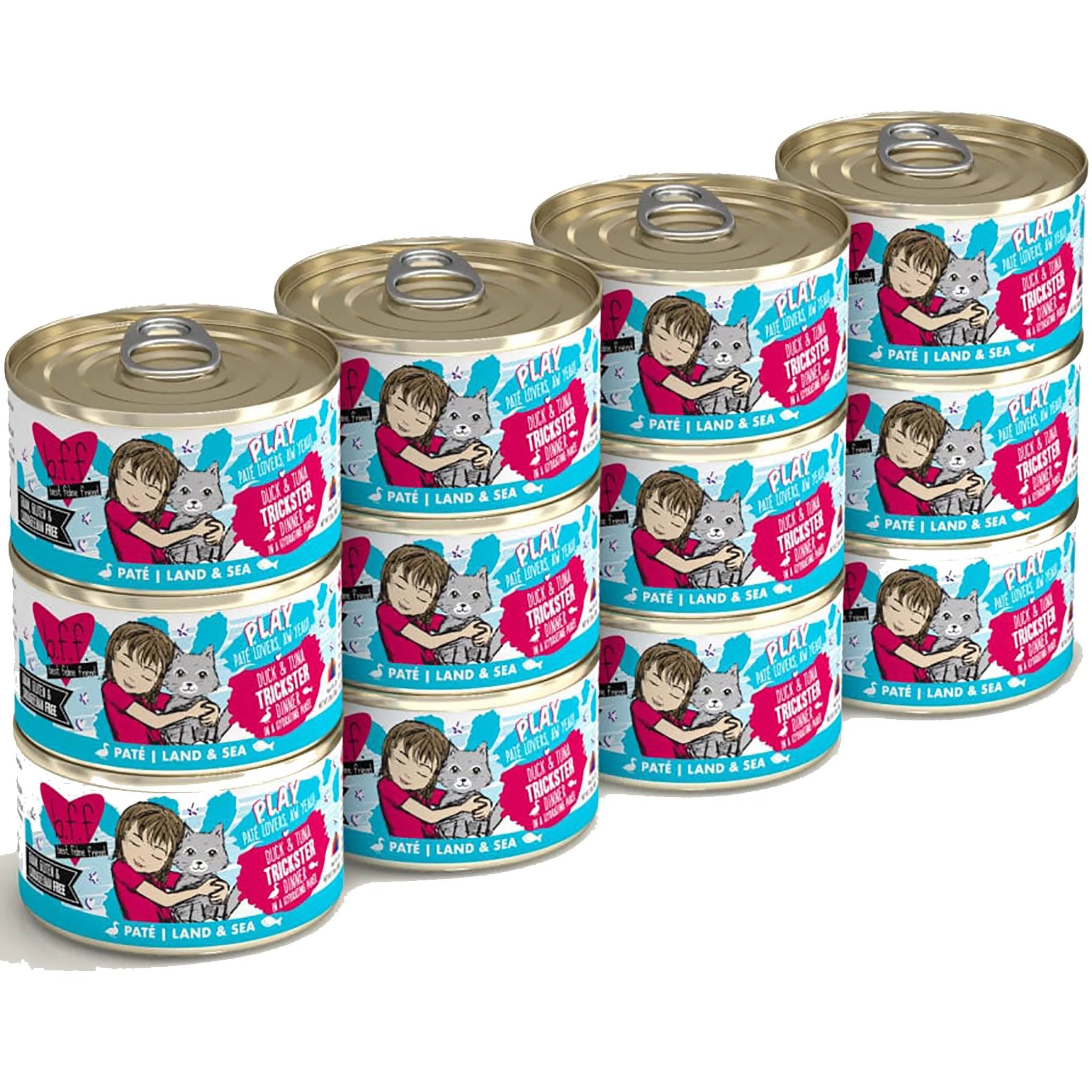 Best Feline Friend BFF PLAY! Pate Lover's Aw Yeah Wet Canned Cat Food