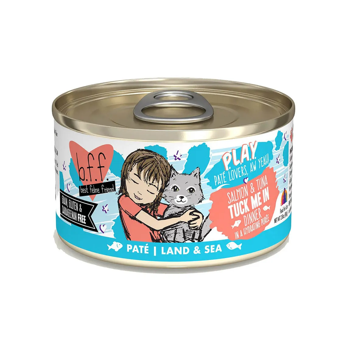 Best Feline Friend BFF PLAY! Pate Lover's Aw Yeah Wet Canned Cat Food