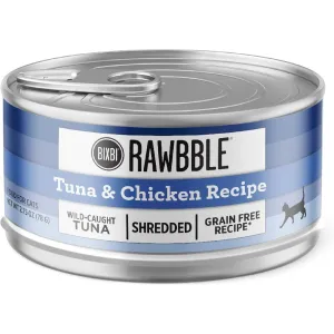 Bixbi Rawbble Shredded Tuna & Chicken Wet Cat Food 2.75oz