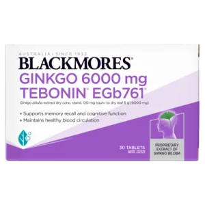 Blackmores Ginkgo 6000mg Tebonin Tablets 30