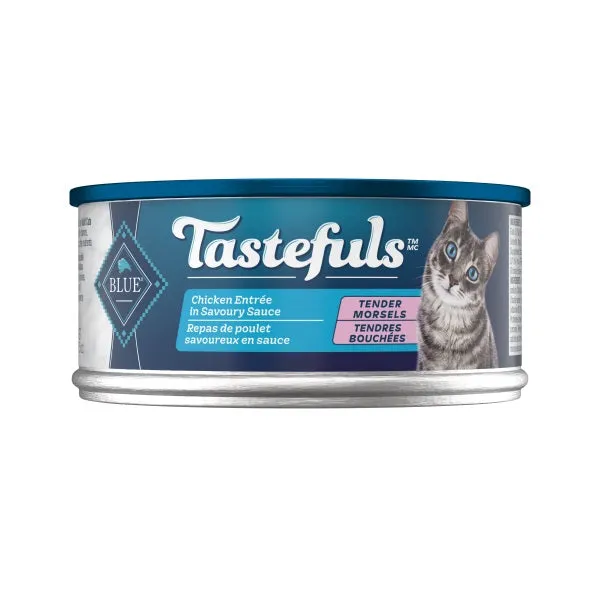 Blue Buffalo Adult Tastefuls Meaty Morsels Chicken Entree Cat Wet Food