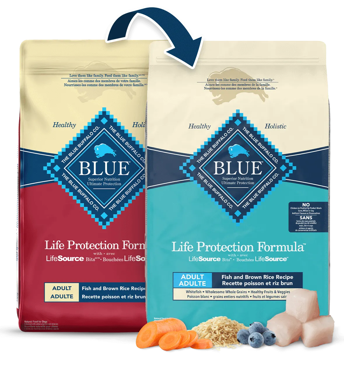 Blue Buffalo Life Protection  Adult Dog Fish & Brown Rice