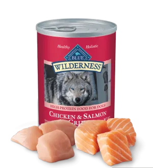 Blue Buffalo Wilderness Grain Free Salmon & Chicken Wet Dog Food