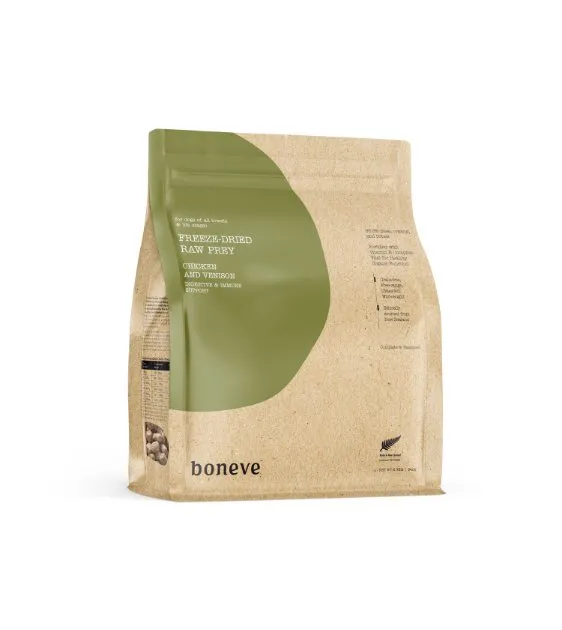 Boneve Earthmade Freeze-Dried Raw Prey Dry Dog Food (Chicken & Venison)