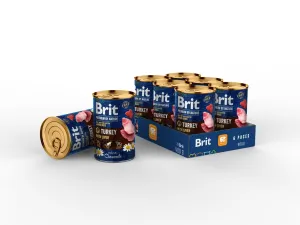 Brit Premium by Nature Turkey with Liver 6x400g