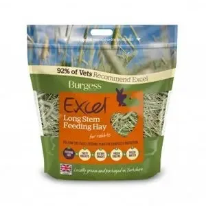 Burgess Excel Long Stem Timothy Hay for Rabbits  - 1 kg - DECEMBER SPECIAL OFFER - 15% OFF