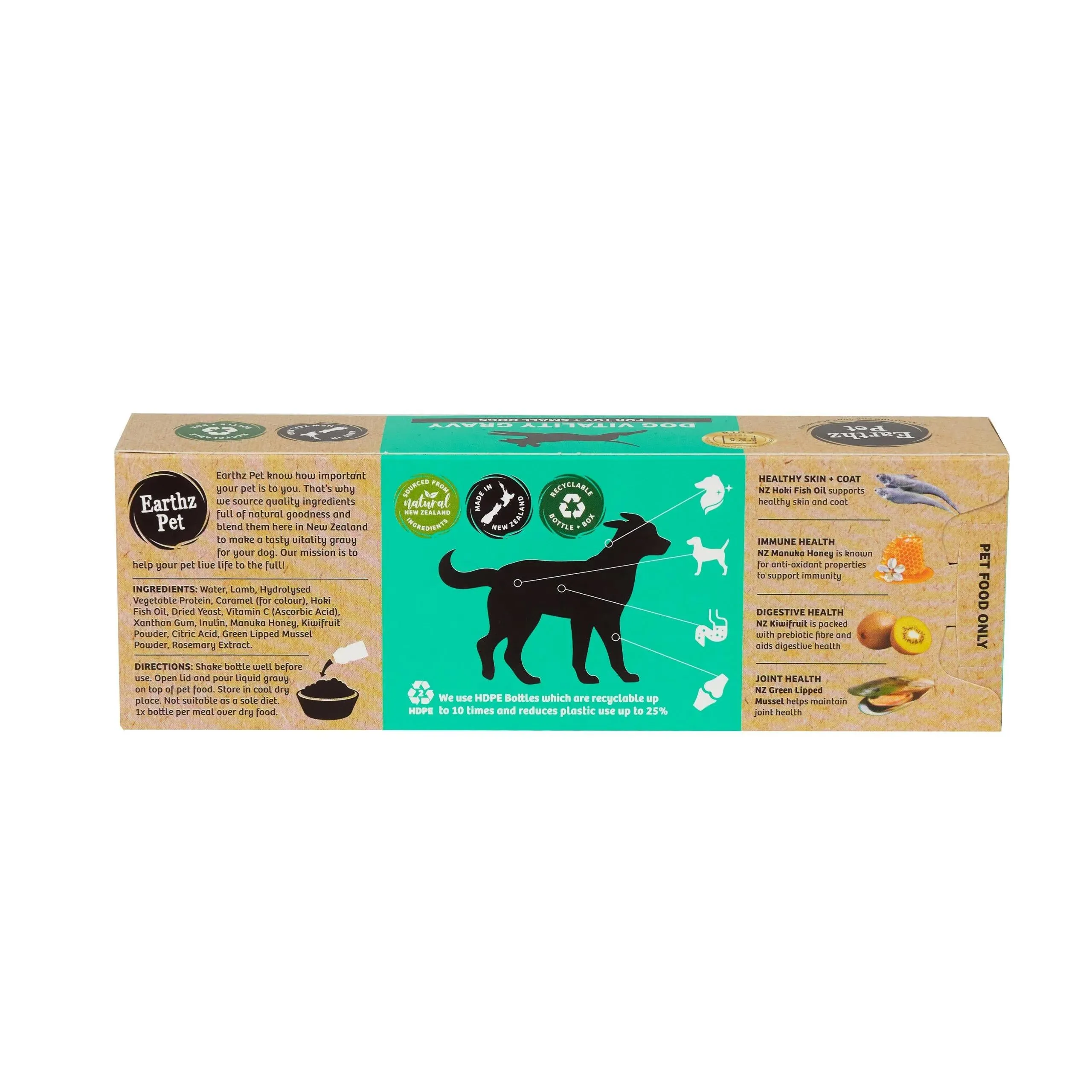 Earthz Pet Vitality Lamb Gravy for Toy and Small Dogs 35ml x 5^^^