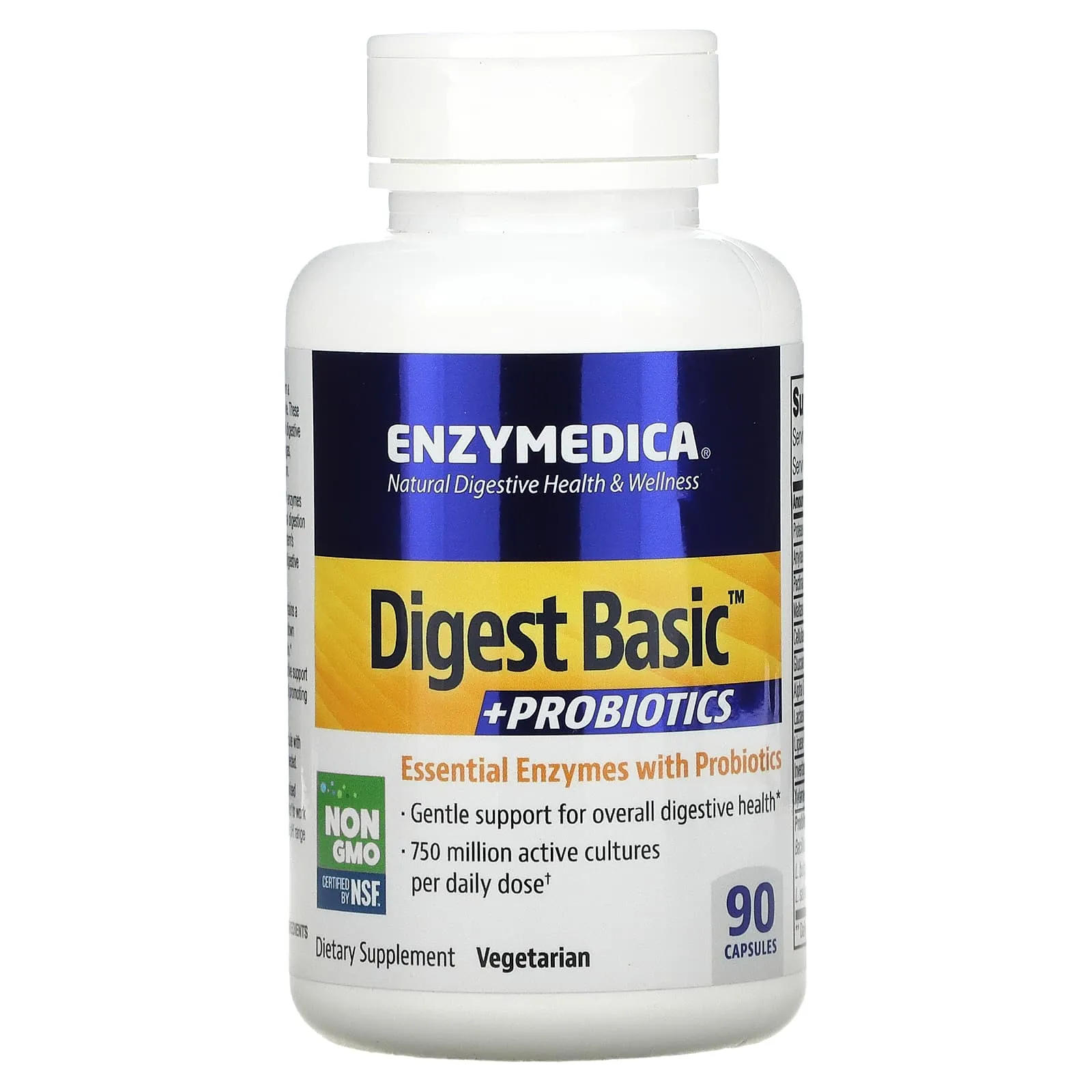 Enzymedica, Digest Basic   Probiotics, 90 Capsules