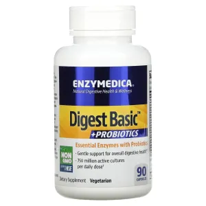 Enzymedica, Digest Basic   Probiotics, 90 Capsules