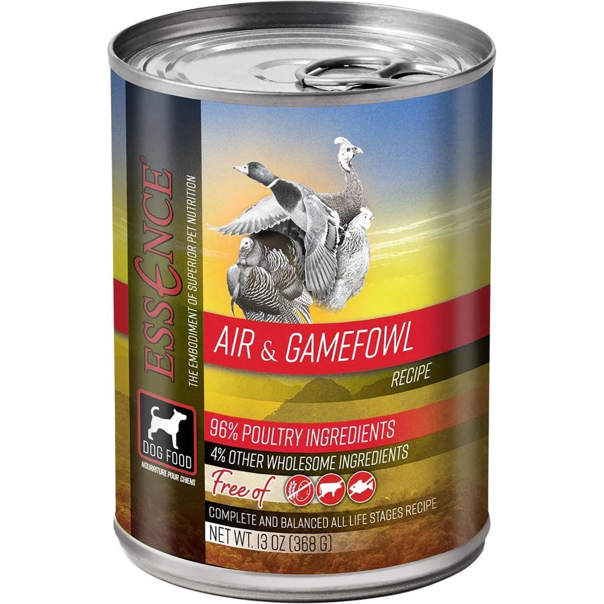 Essence Air & Gamefowl Recipe Canned Dog Food 13oz