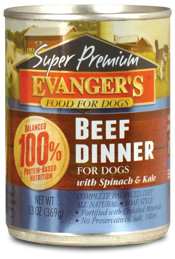 Evangers Super Premium Beef Dinner Canned Dog Food