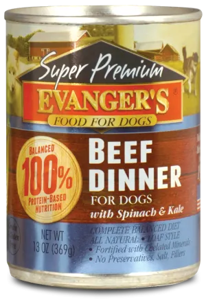 Evangers Super Premium Beef Dinner Canned Dog Food