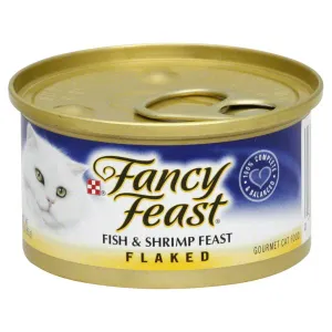 Fancy Feast Flaked Fish and Shrimp Wet Cat Food