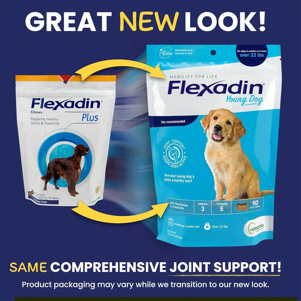 Flexadin Young Dog Joint Supplement, 90 Tasty Chews