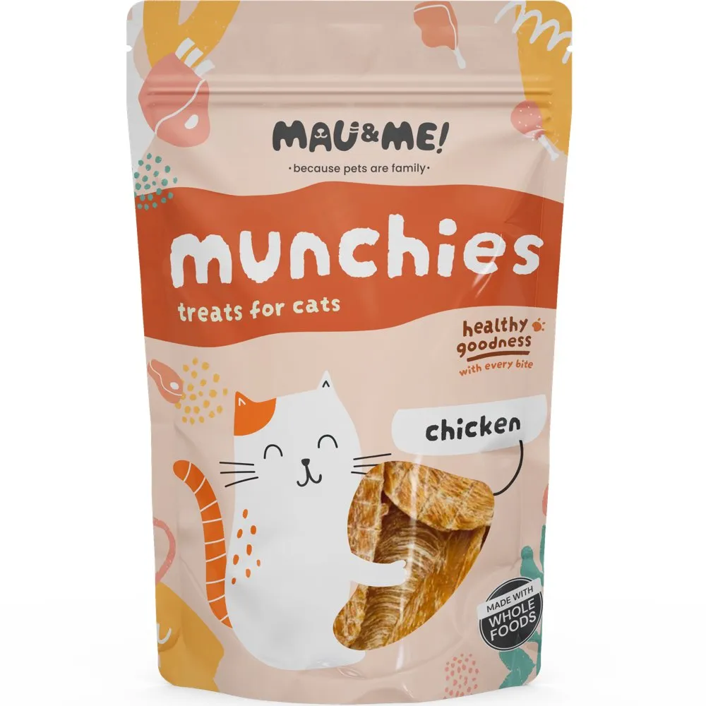 FREE SAMPLE (1 per order): Mau&Me Chicken Air Dried Cat Treat 1pc