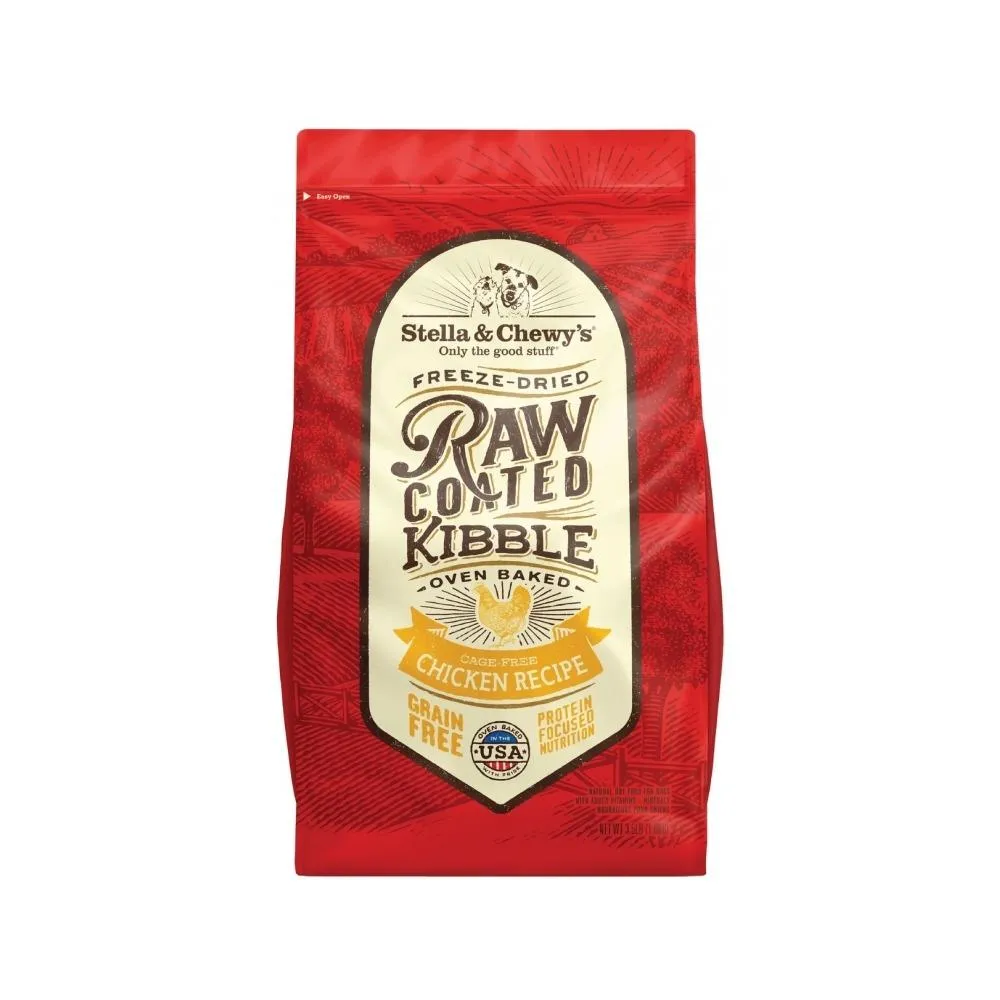 Freeze Dried Cage Free Chicken Raw Coated Dog Dry Food