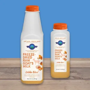 Freeze Dried Raw Goat's Milk Golden Blend for Dogs & Cats