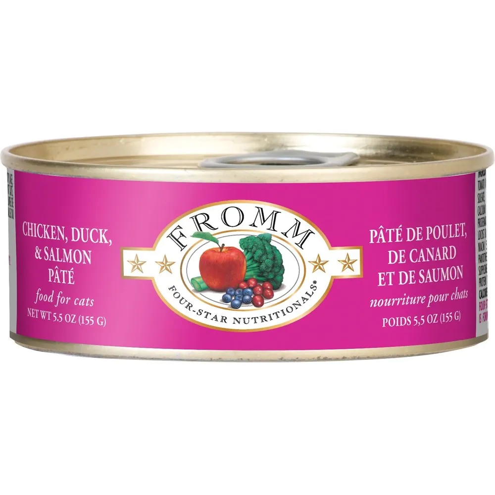 Fromm Chicken, Duck & Salmon Pate Canned Cat Food 155g