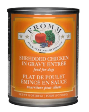 Fromm Shredded Chicken Canned Dog Food 12 oz