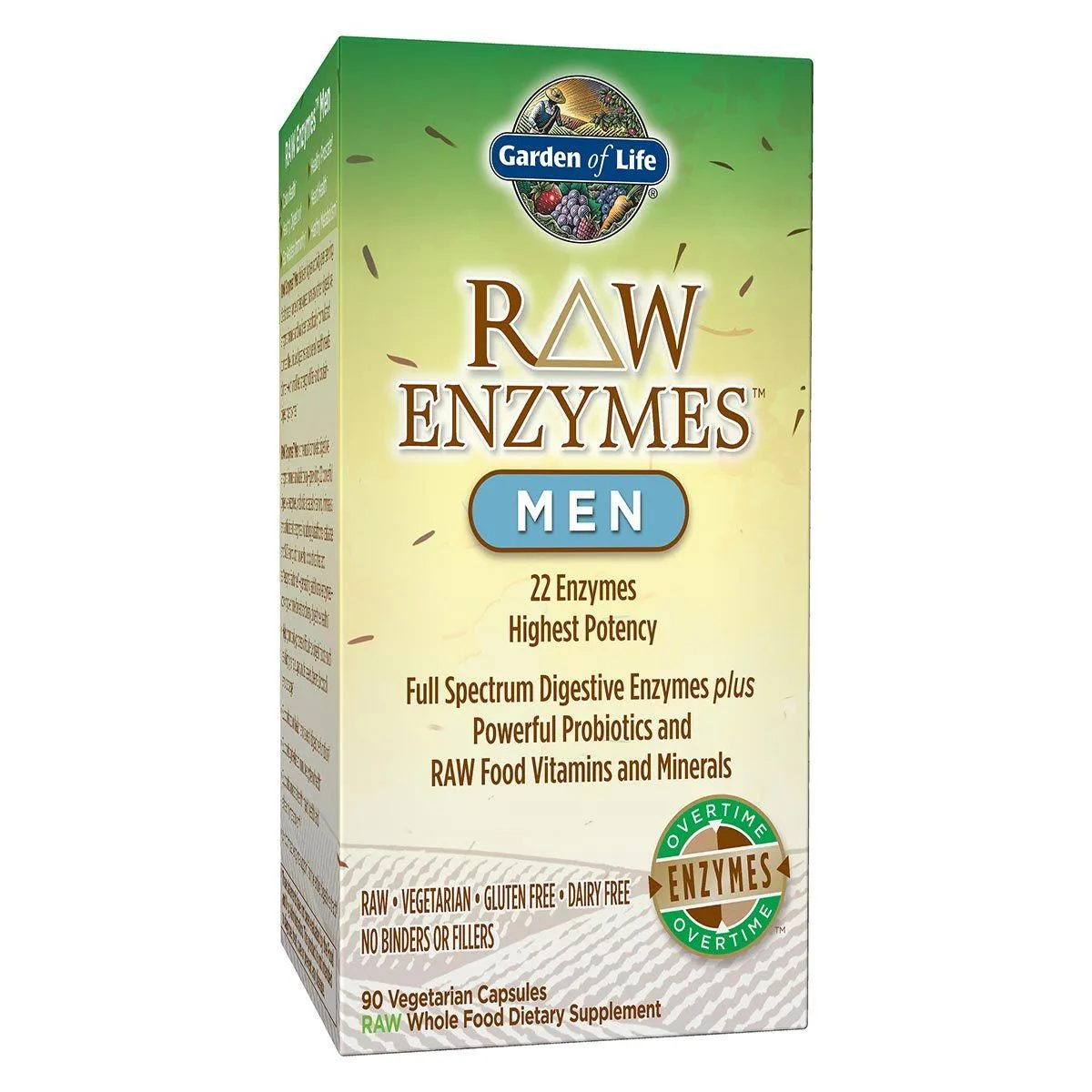 Garden Of Life Raw Enzymes Men 90 Veg Caps