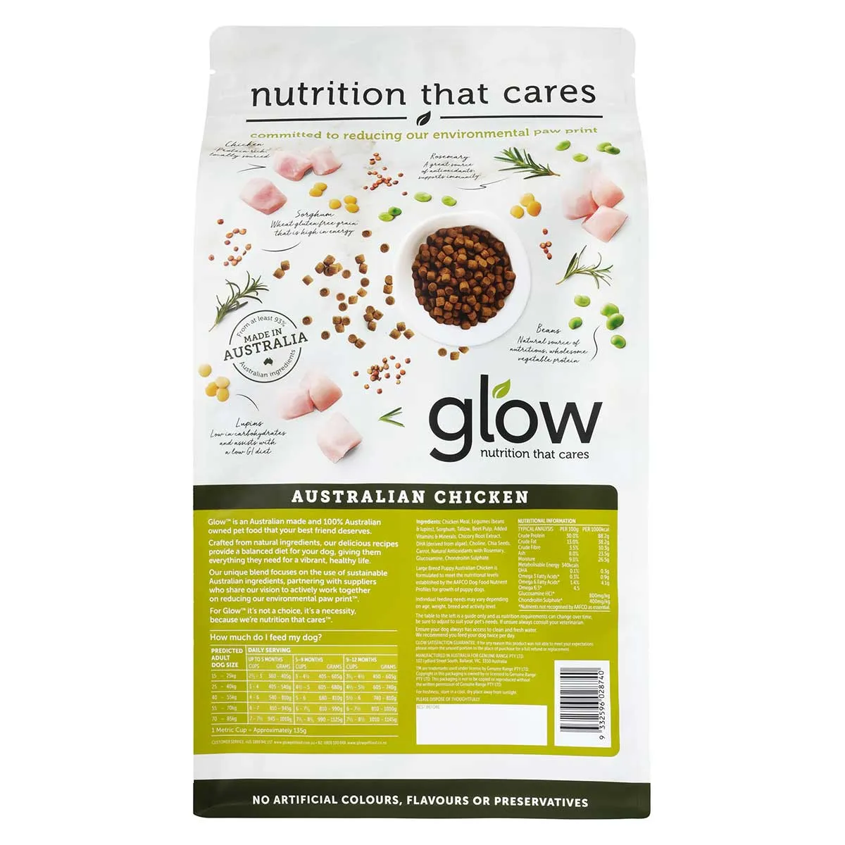 Glow Puppy Large Breed Australian Chicken Dry Dog Food