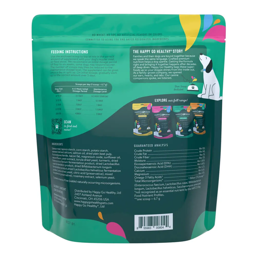 Happy Go Healthy Hip and Joint Supplement for Dogs