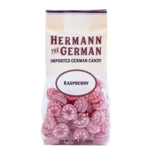 Hermann The German Raspberry Hard Candy, 5.29 oz