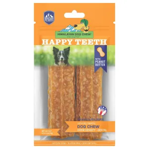 Himalayan Dog Chew Happy Teeth Dog Treats (Peanut Butter) 4oz