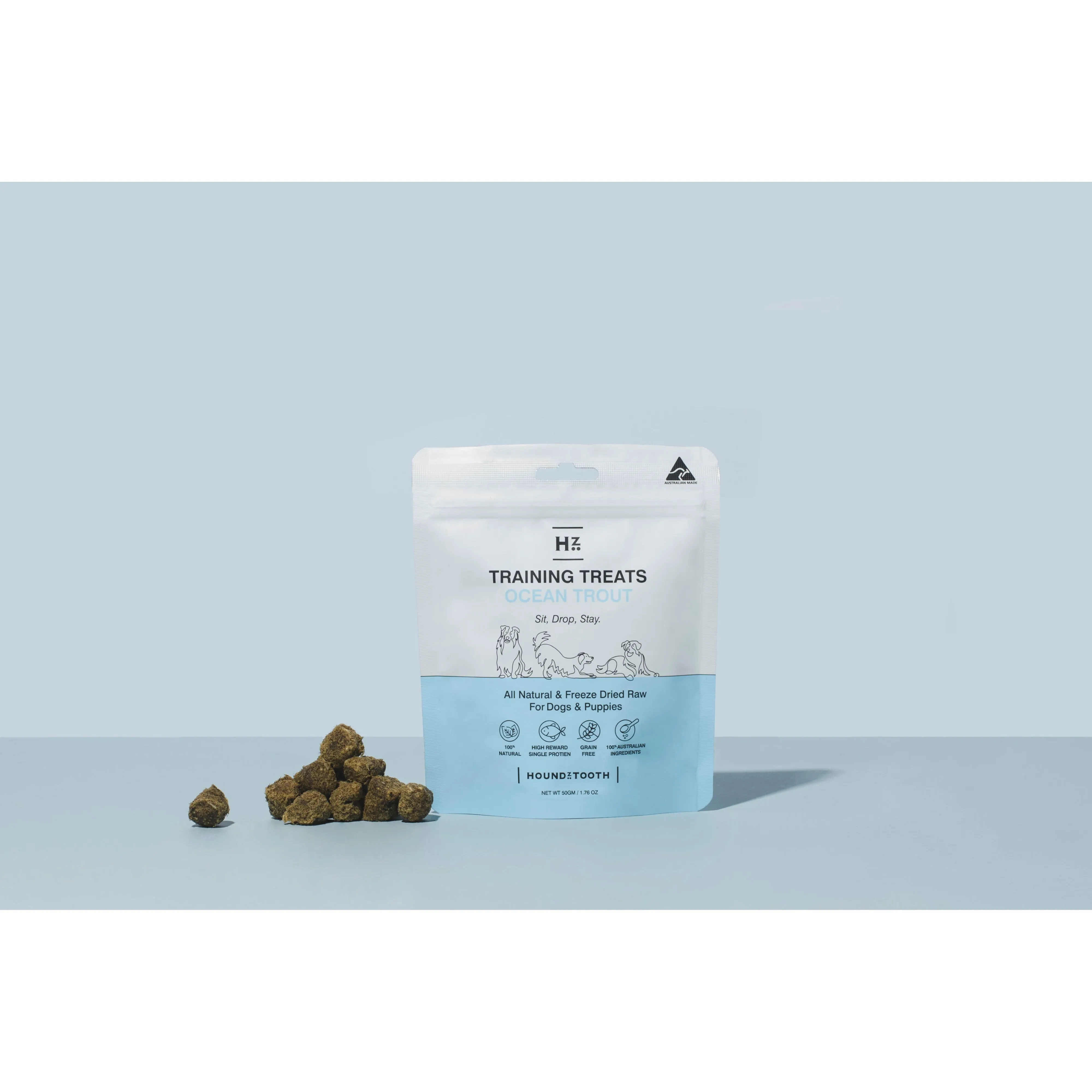 Houndztooth Training Treats Ocean Trout 50g