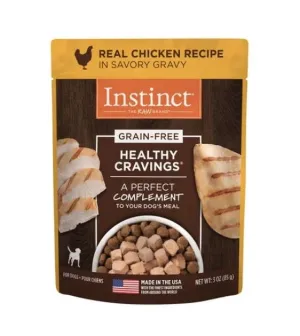 Instinct Healthy Cravings Grain Free Real Chicken Recipe Wet Dog Food Topper