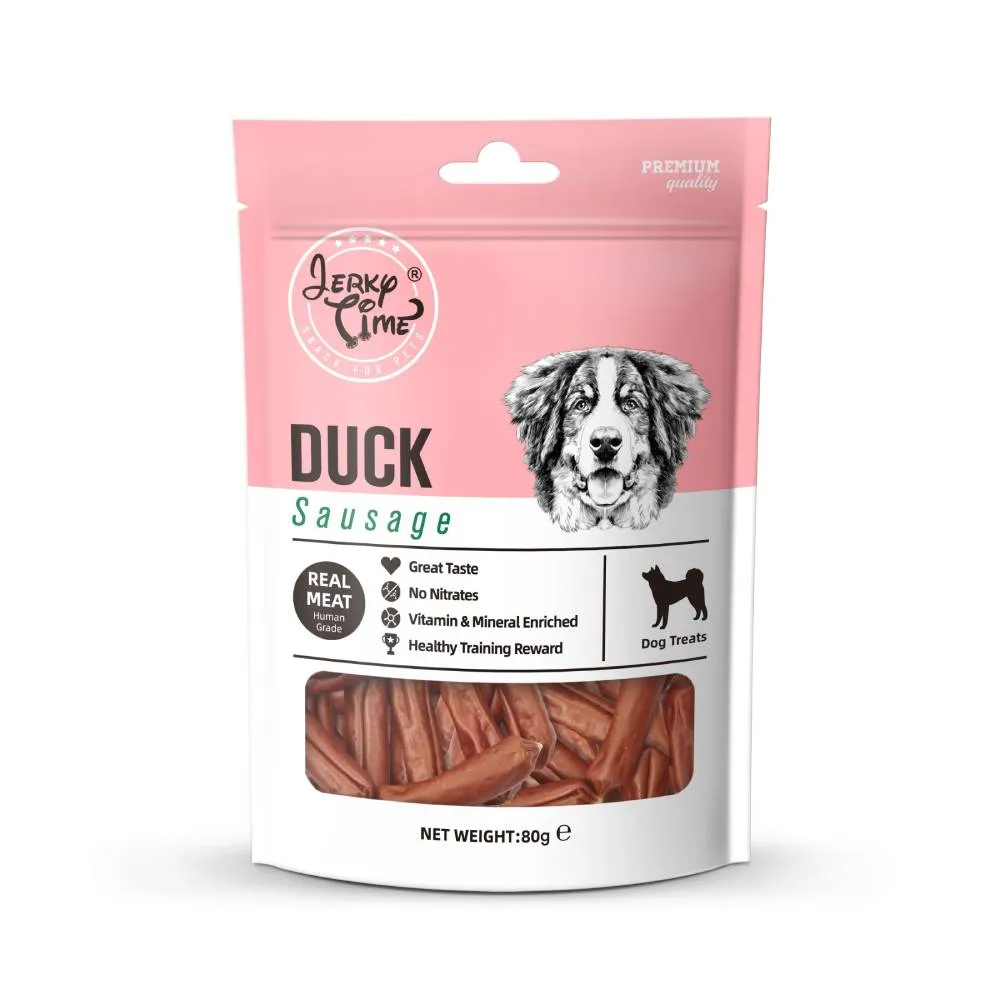 Jerky Time Dog Duck Sausage 80g