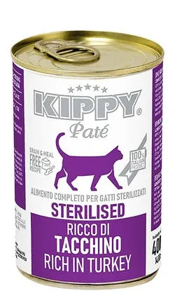 Kippy Pate Sterilised Turkey Adult Cat 400g