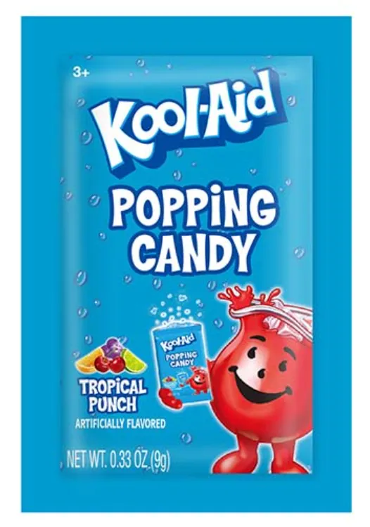 Kool Aid Tropical Punch Popping Candy 0.33oz