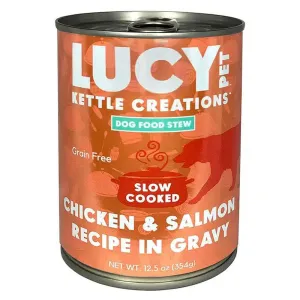 Lucy Pet Chicken Salmon Canned Dog Food 12.5oz