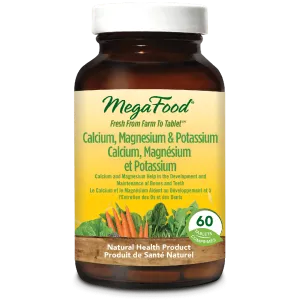 Megafood - calcium, magnesium & potassium - 60 tabs