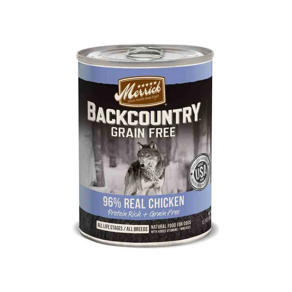 Merrick Backcountry 96% Real Meat Canned Dog Food