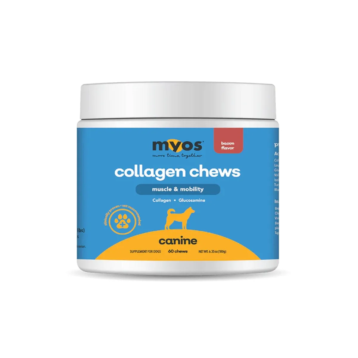 MYOS Collagen Chews Muscle & Mobility Supplement (60 count)