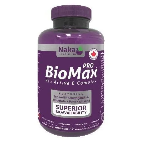 Naka - platinum pro biomax b complex - 150 vcaps