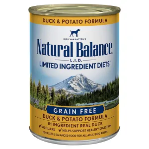 Natural Balance L.I.D. Limited Ingredient Diets Duck & Potato Formula Wet Dog Food 13oz