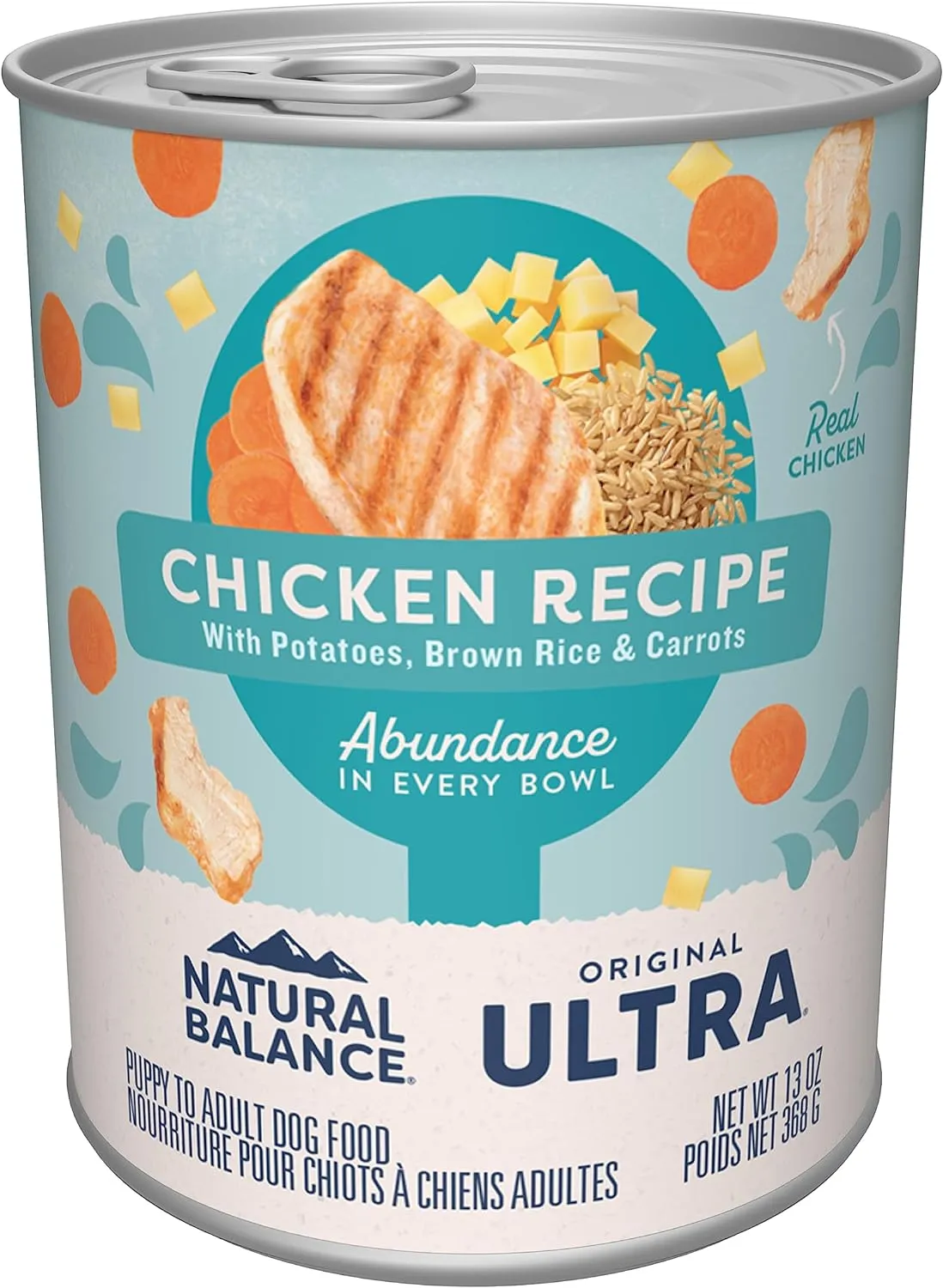 Natural Balance Ultra Chicken and Rice Wet Dog Food