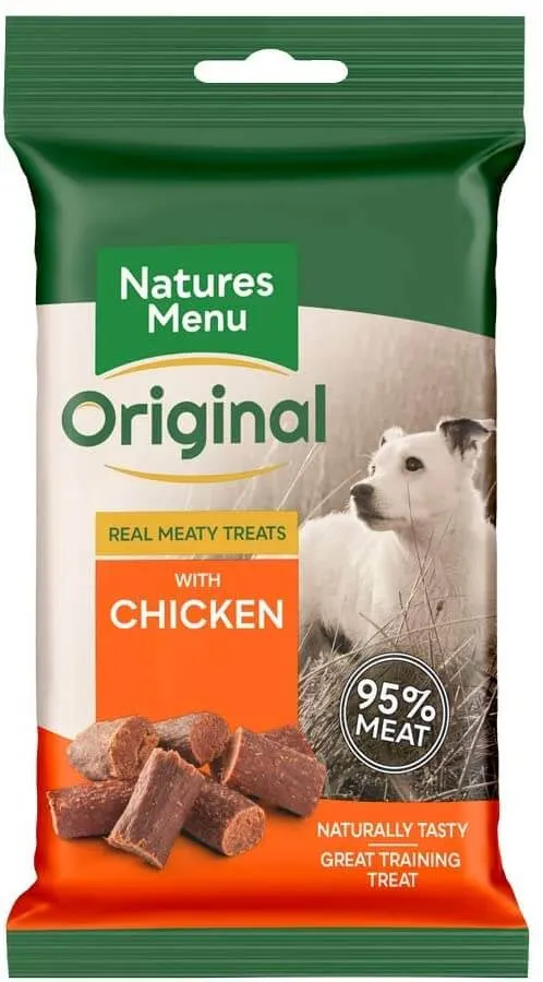 Natures Menu Real Meaty Dog Treats with Chicken