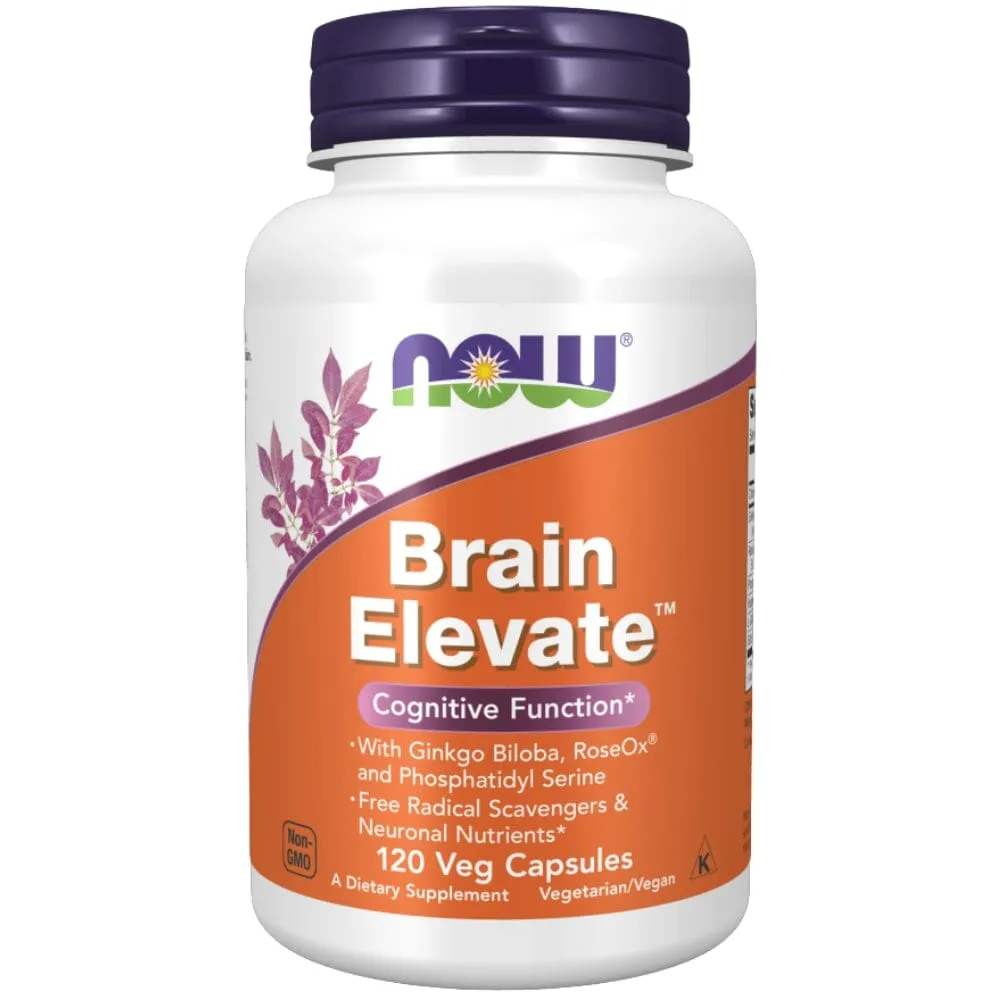 Now Foods BRAIN ELEVATE 120 Veg Capsules