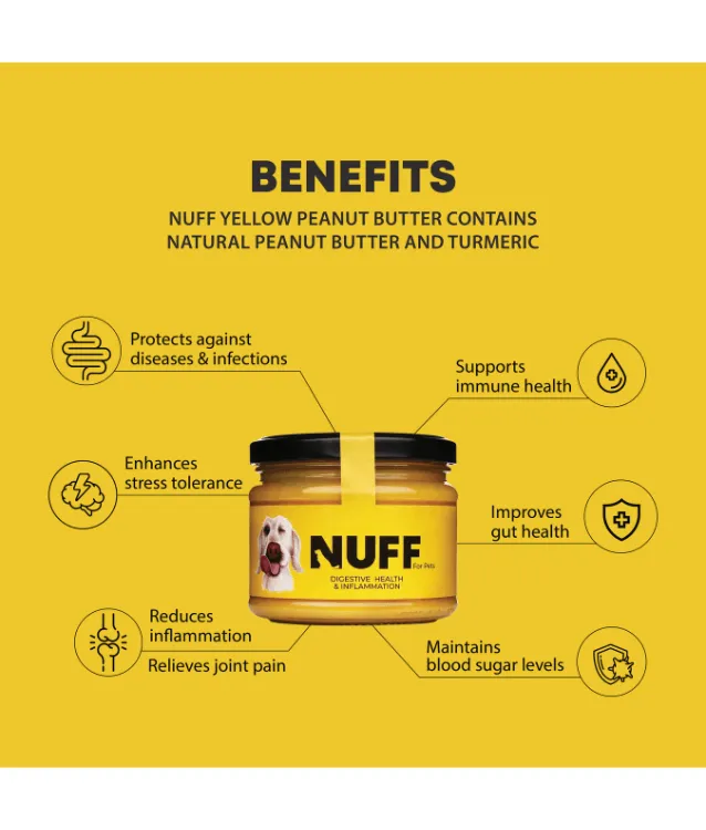 Nuff Peanut Butter For Dogs Digestion Health & Inflation 300g